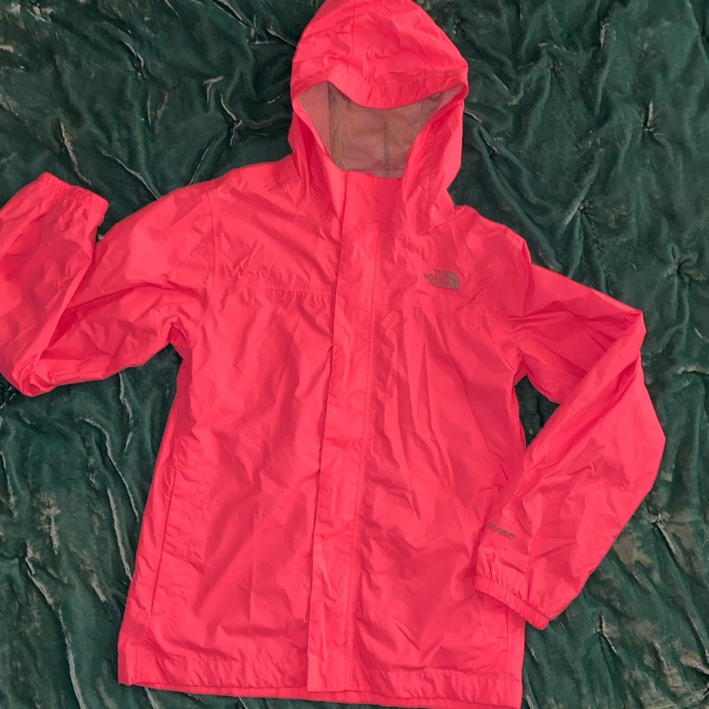 Neon Pink Northface Rainjacket